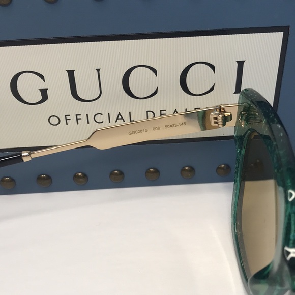 New 💯 Authentic Gucci GG0281S 006 50 Ladies Sunglasses - Picture 13 of 17